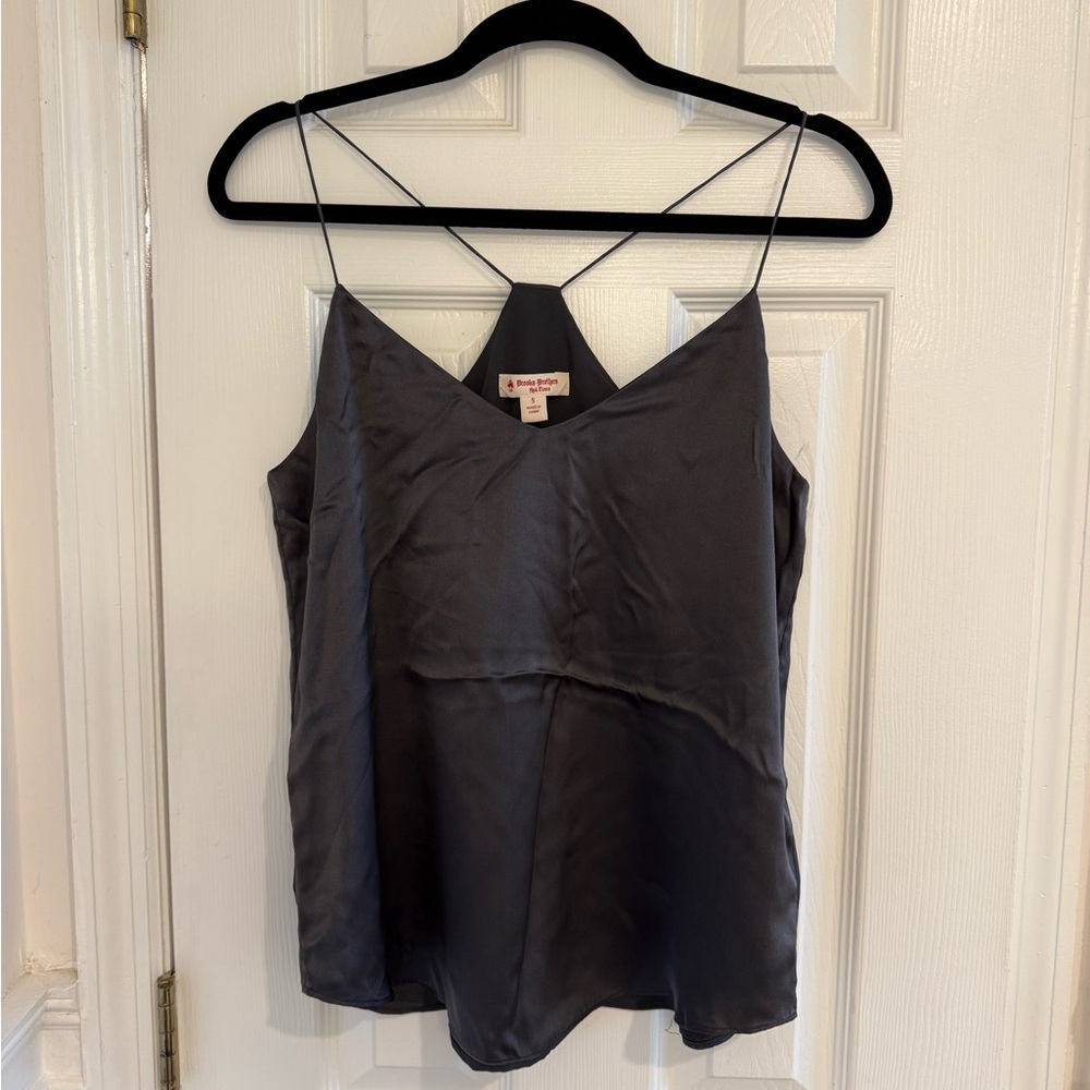 New Brooks Brothers 100% Silk v Neck Camisole